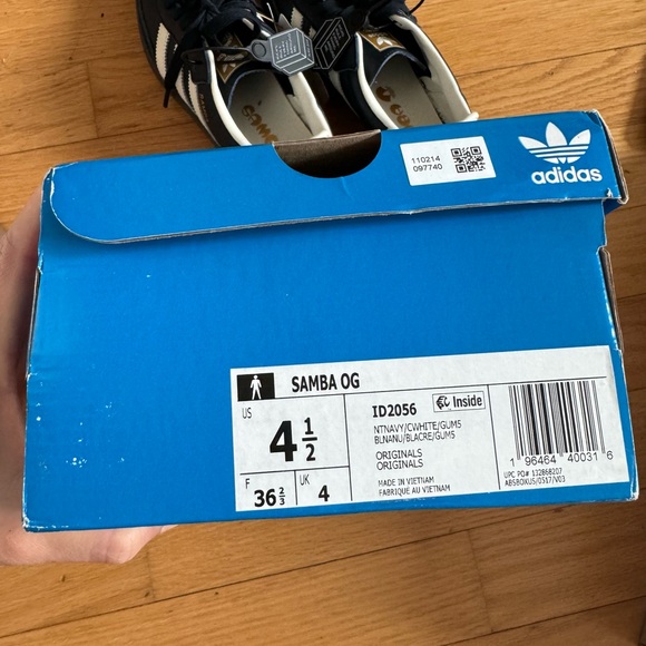 NWT RARE Adidas Sambas OG 'Night Navy Gum' - Picture 12 of 12